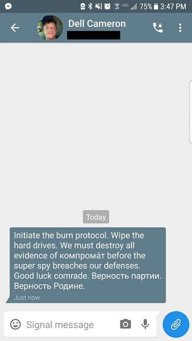Image: Screengrab via Signal